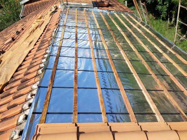 INSTALAÇÃO DE MANTA TÉRMICA